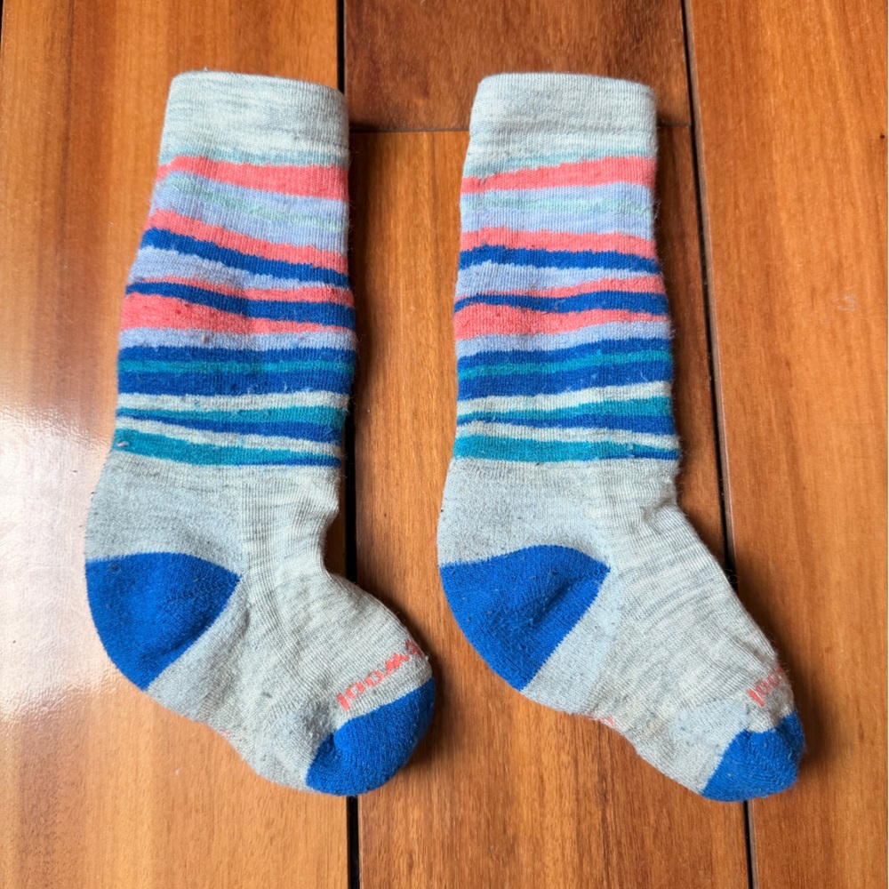 Striped Smartwool TODDLER Socks